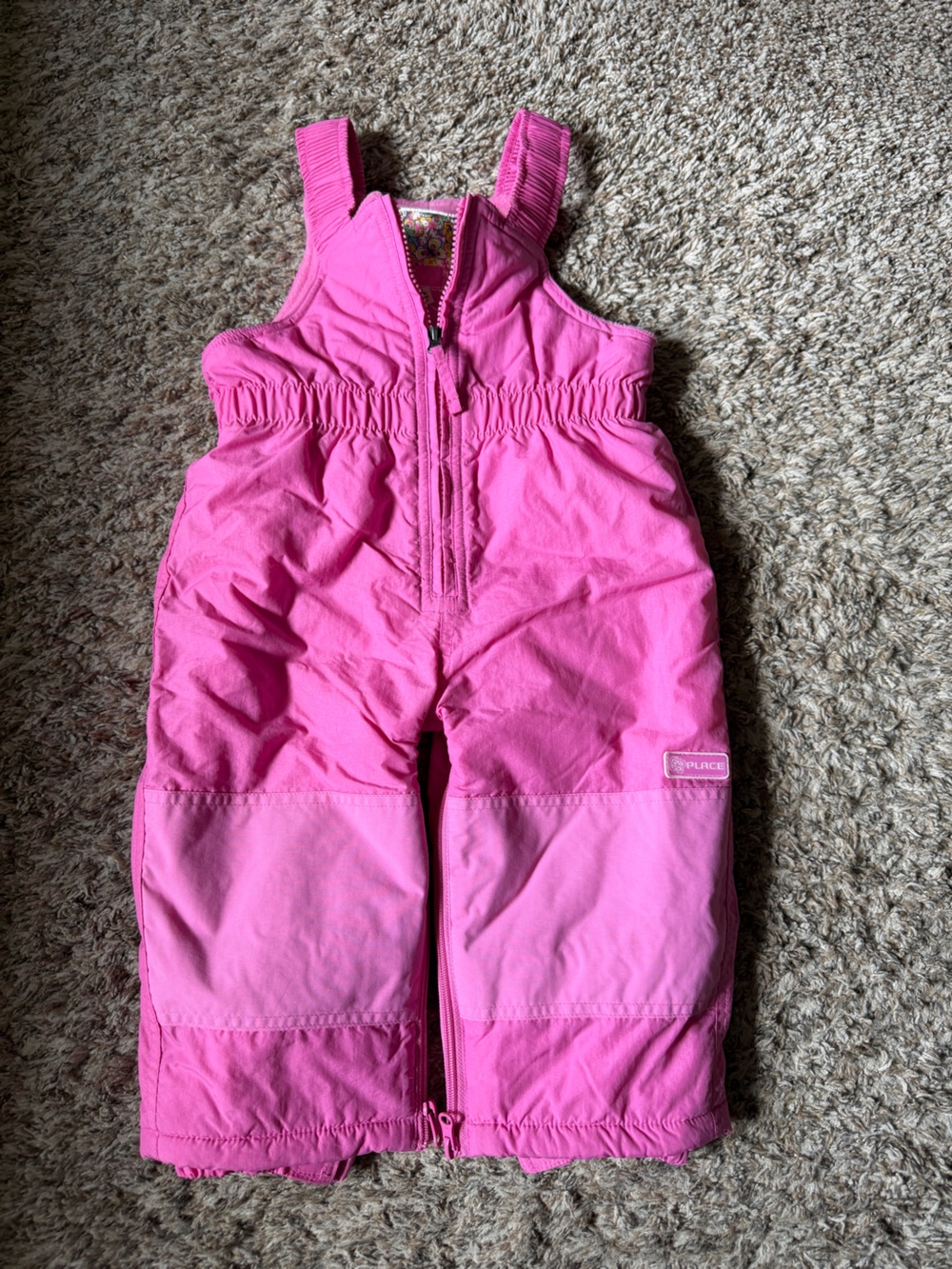 Children’s Place Pink Insulated Snow Bibs 18mo. 22-26lbs. NEW WITH TAGS (NWT)